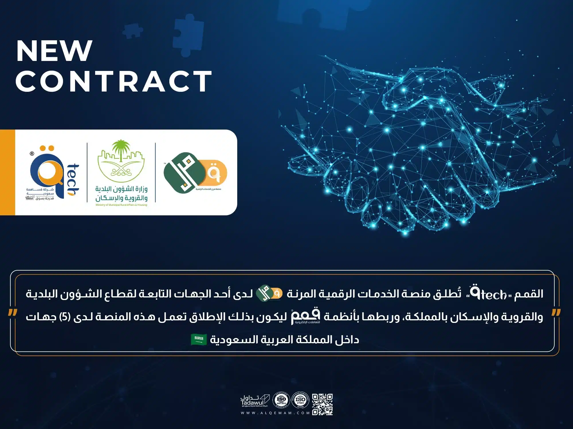إنطلاق منصة الخدمات الرقمية المرنة "مرن" لدى أحد الجهات التابعة لقطاع الشؤون البلدية والقروية والإسكان